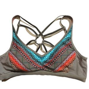 Prana Dreaming Swim Top Xtra Large Bikini Scrappy, Boho